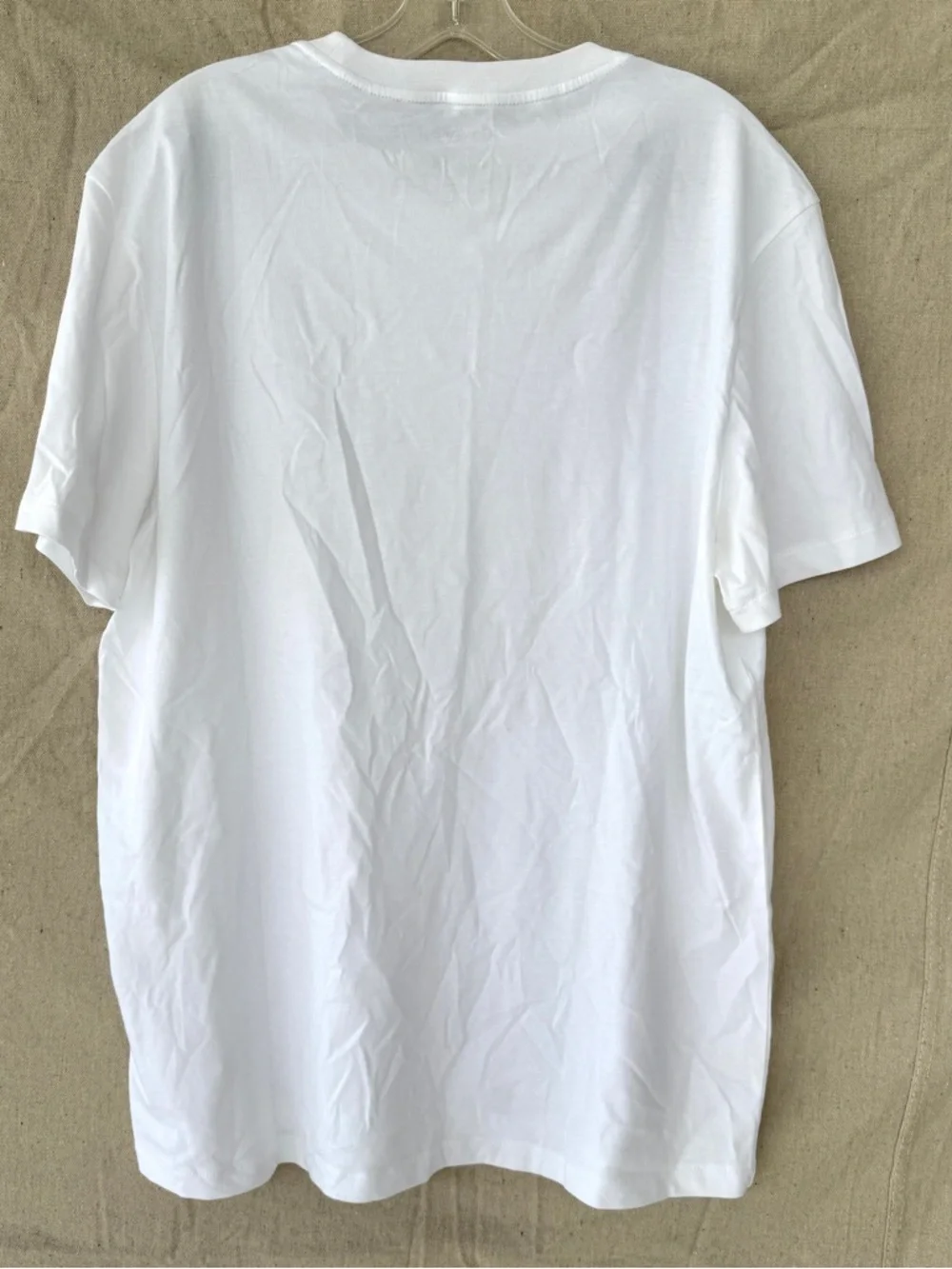 Calvin Klein Liquid Touch Classic Fit White Crewneck Short Sleeve T-Shirt Size L - Picture 4 of 5